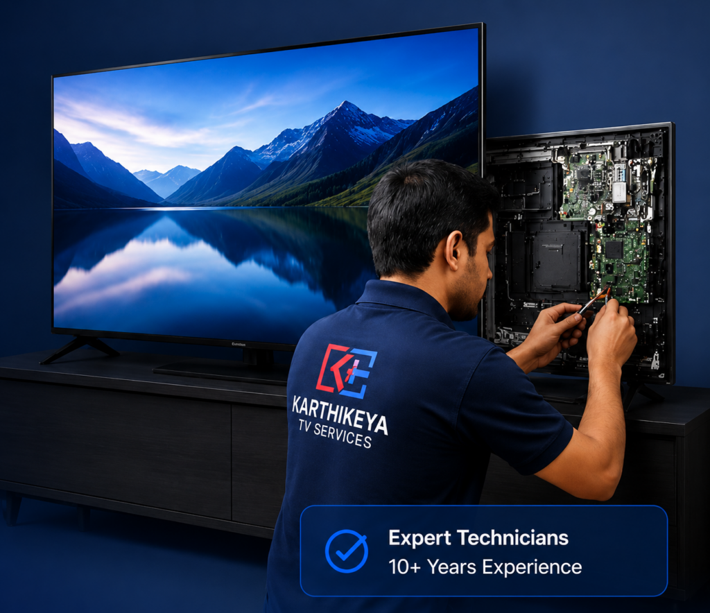 ⚡TV Repair Hyderabad | Same Day Doorstep Service @299